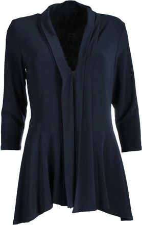 Frank Lyman Design Navy Cardigan - Stijlvol 071 Ontwerp - Dames - Vesten - Blauw - 2XL - Truien & Vesten