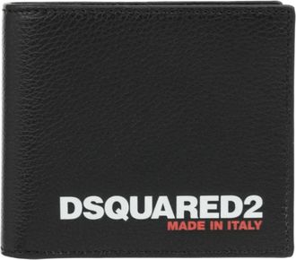 Dsquared2 Zwarte Portemonnees voor Mannen - Heren - Portefeuilles - Zwart - ONE Size - Accessoires