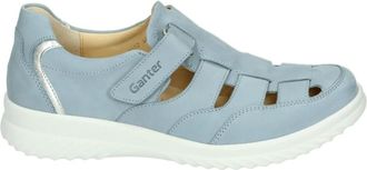 Ganter 204552 Heike - Dames - Platte Schoenen - Blauw - 38 1/2 EU - Schoenen