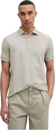 Karl Lagerfeld Polo Shirt - Heren - Polos - Beige - L - Katoen - Tops