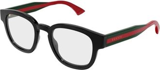 Gucci Rond Optisch Montuur - Heren - Brillen - Zwart - 48 MM - Accessoires