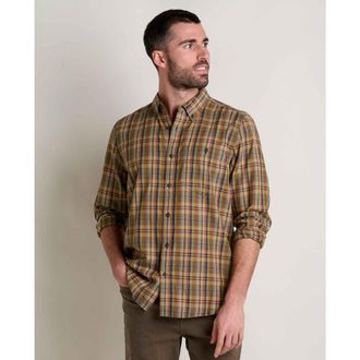 Toad & Co Mens Airscape Long Sleeve Shirt in Laurel Plaid at Nordstrom, Size X-Large