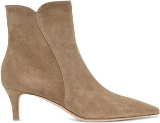 Gianvito Rossi Brown Levy Suede Boots
