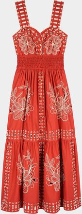 Rails Fawn Embroidered Midi Dress