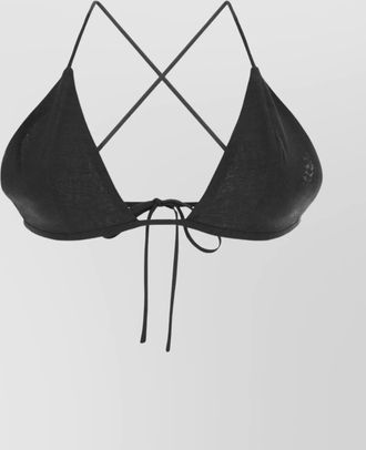 Alberta Ferretti wool blend triangle bra