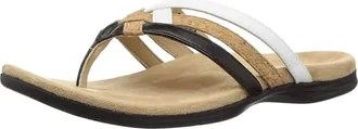 Spenco Womens Triple Strap Sandal In Black/cork