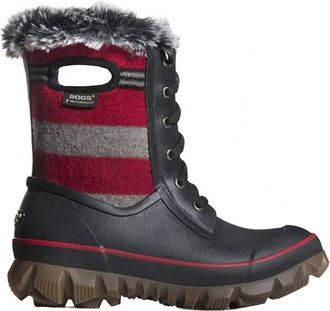 Bogs Womens Arcata Winter Boots In Red Multi