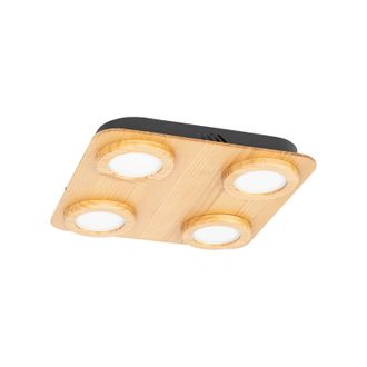 Lindby Proyector, Foco joren En Marr&oacute;n De Madera - Lindby