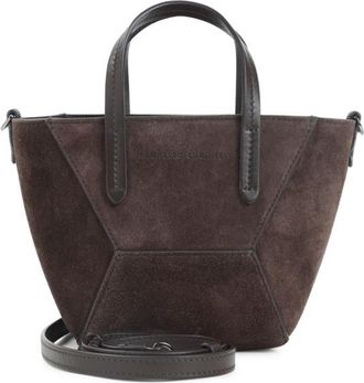 Brunello Cucinelli Dark Brown BC Duo Mini Tote