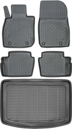 OEM Mazda Cx-3 Crossover De 2015 (juego) - Alfombrillas Para Coche + Alfombrilla Para Maletero