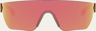 Fendi Mens FF Squared Nylon Mask Sunglasses