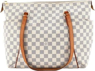 Louis Vuitton White Damier Totally Gm (Authentic Pre-Loved)