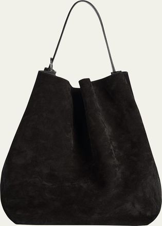 Toteme Belted Tote Bag in Suede