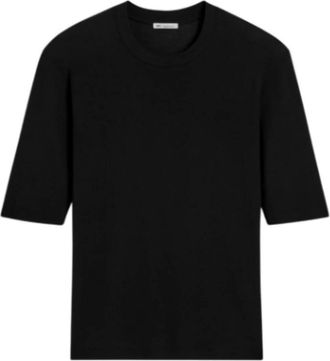 Ami Gestreepte overhemd - Heren - T-shirts - Grijs - S - Katoen - Tops