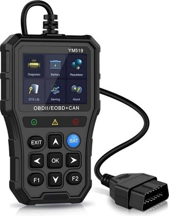 OEM Lector De C&oacute;digos De Diagn&oacute;stico Obd2 Para Autom&oacute;viles Con 10 Modos De Diagn&oacute;stico, Prueba De Componentes/sistemas Y Borrado De C&oacute;digos De Error Del V