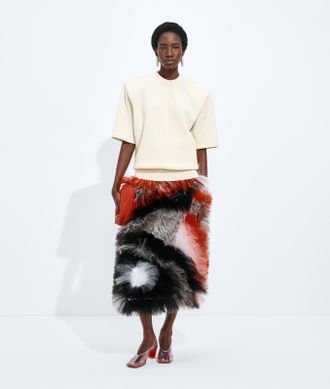 Bottega Veneta Fringed Embroidery Skirt - Bottega Veneta