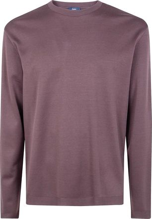 Herno Tops, Heren, Bruin, L, Long Sleeve Tops