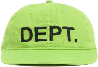 Gallery Dept. Mens Embroidered Logo Cap in Green Cotton - One Size