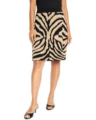 Nic+Zoe Nic+Zoe Animal Jacquard Knit Skirt