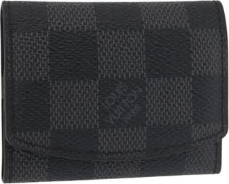 Louis Vuitton Pre-owned Wallets, female, Black, Size: ONE SIZE Pre-owned Canvas Home-Office Wallet