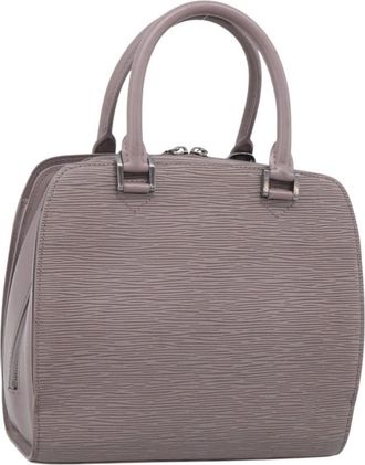 Louis Vuitton Pont Neuf Epi Leather Purple Leather Handbag (Pre-Owned)