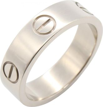 Cartier Silver White Gold (18K) Band Ring (Pre-Owned)
