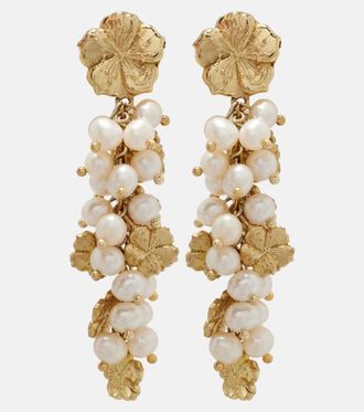 Alemais Team Spirit gold-plated earrings