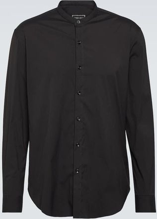 Giorgio Armani Icon cotton-blend poplin shirt