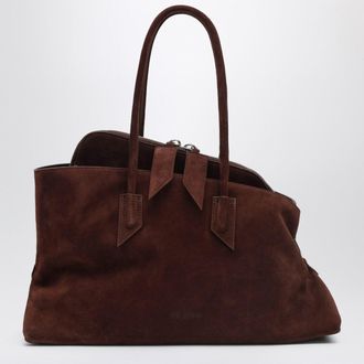 The Attico La Passeggiata Medium Light Chocolate Bag