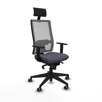 Piqueras y Crespo Silla De Oficina Con Cabecero Piqueras Y Crespo 1d066g1 Gris Oscuro
