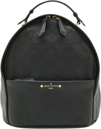 Louis Vuitton Pre-owned Vintage Rugzak - Dames - Vintage Rugzakken - Zwart - ONE Size - Leer - Vintage