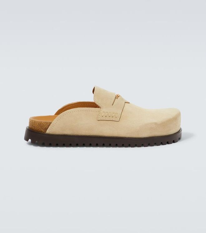 Medusa suede clogs