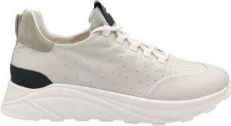 Mara Bini Schoenen, Dames, Wit, 37 EU, Leer, Witte Zachte Leren Sneaker