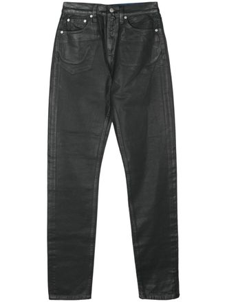Calvin Klein Jeans coated straight jeans - Black