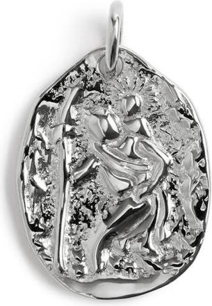 Monica Vinader St. Christopher Pendant in Sterling Silver at Nordstrom