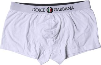Dolce & Gabbana Boxer Ondergoed - Dames - Onderbroek - Wit - M - Katoen - Ondergoed