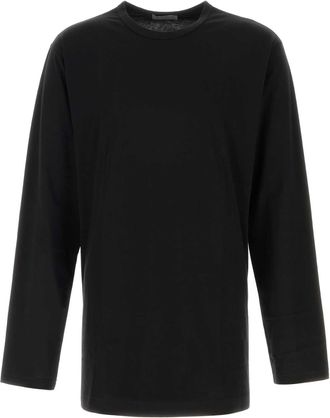 Yohji Yamamoto Black Cotton T Shirt