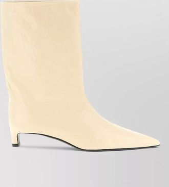 Jil Sander leather ankle boots