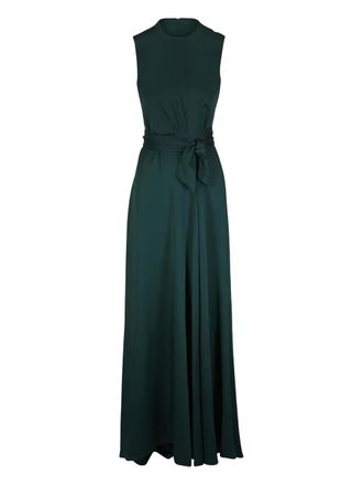 Kiton tie waist dress - Verde