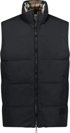 Burberry Fernleigh Quilted Jacket - Heren - Bodywarmers - Zwart - XL - Katoen - Jassen