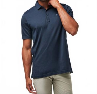 Travis Mathew The Zinna Polo Shirt In Navy