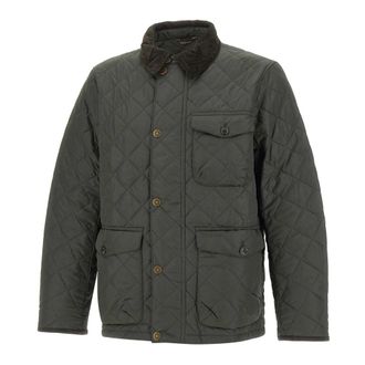 Barbour Winter Jackets, male, Green, S, Hornby Quilted Jacket
