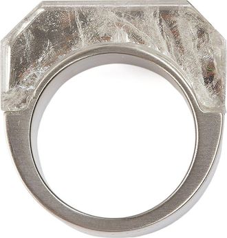Rick Owens Double Crystal Hollywood Ring