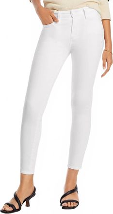 Paige Hoxton Ankle Jean In Crisp White