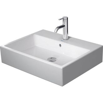 Duravit Vero Air Wastafel - 60x47cm - 1 kraangat - met overloop - wit