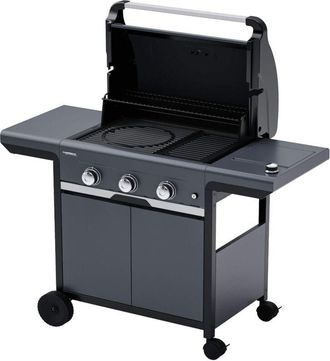Campingaz Barbecue a Gas 3 fuochi Campingaz Compact 3 EXS Griglia Piastra In Ghisa Fornell
