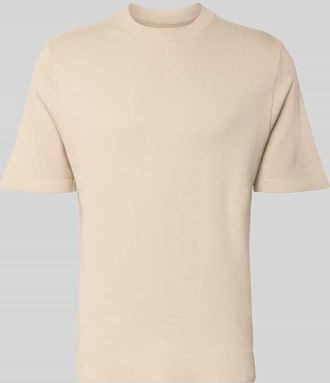Jack & Jones T-Shirt mit Label-Detail Modell MILANO in Beige, Gr&ouml;&szlig;e XXL