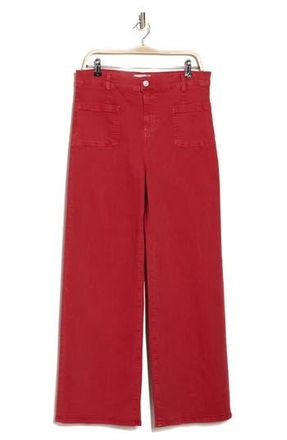 Frame Denim Le Slim Palazzo Pocket High Waist Wide Leg Jeans in Lantern at Nordstrom Rack, Size 31