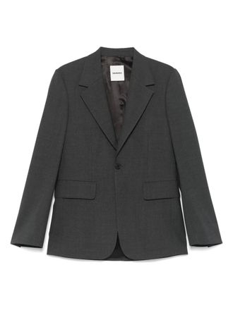 Sandro single-breasted blazer - Grey