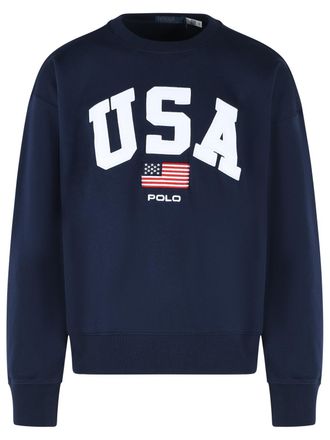 Polo Ralph Lauren marineblauwe katoenmix trui